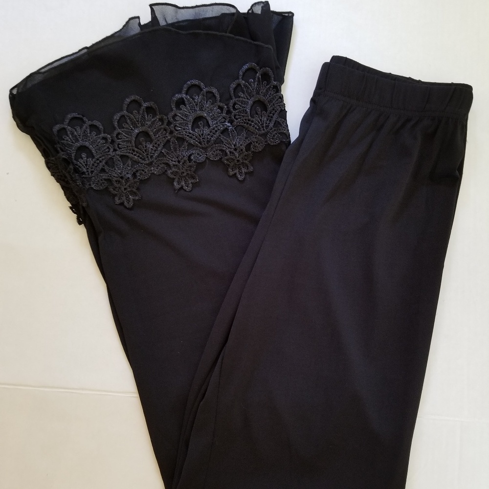 Black Pretty Angel Dress Pants